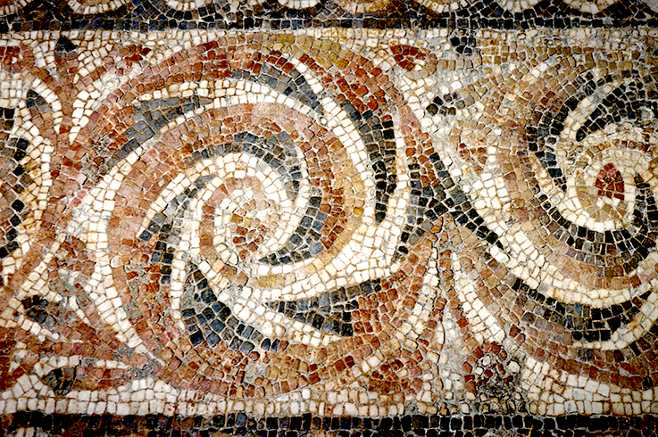 Mosaic del conjunt episcopal. Museu dHistòria de Barcelona